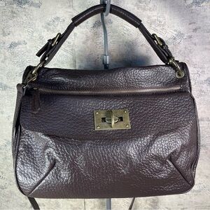 Studiomoda Italian Made Brown Large Designer Carryall Crossbody/tote